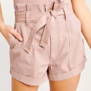 Abercrombie & Fitch paperbag waist tie shorts